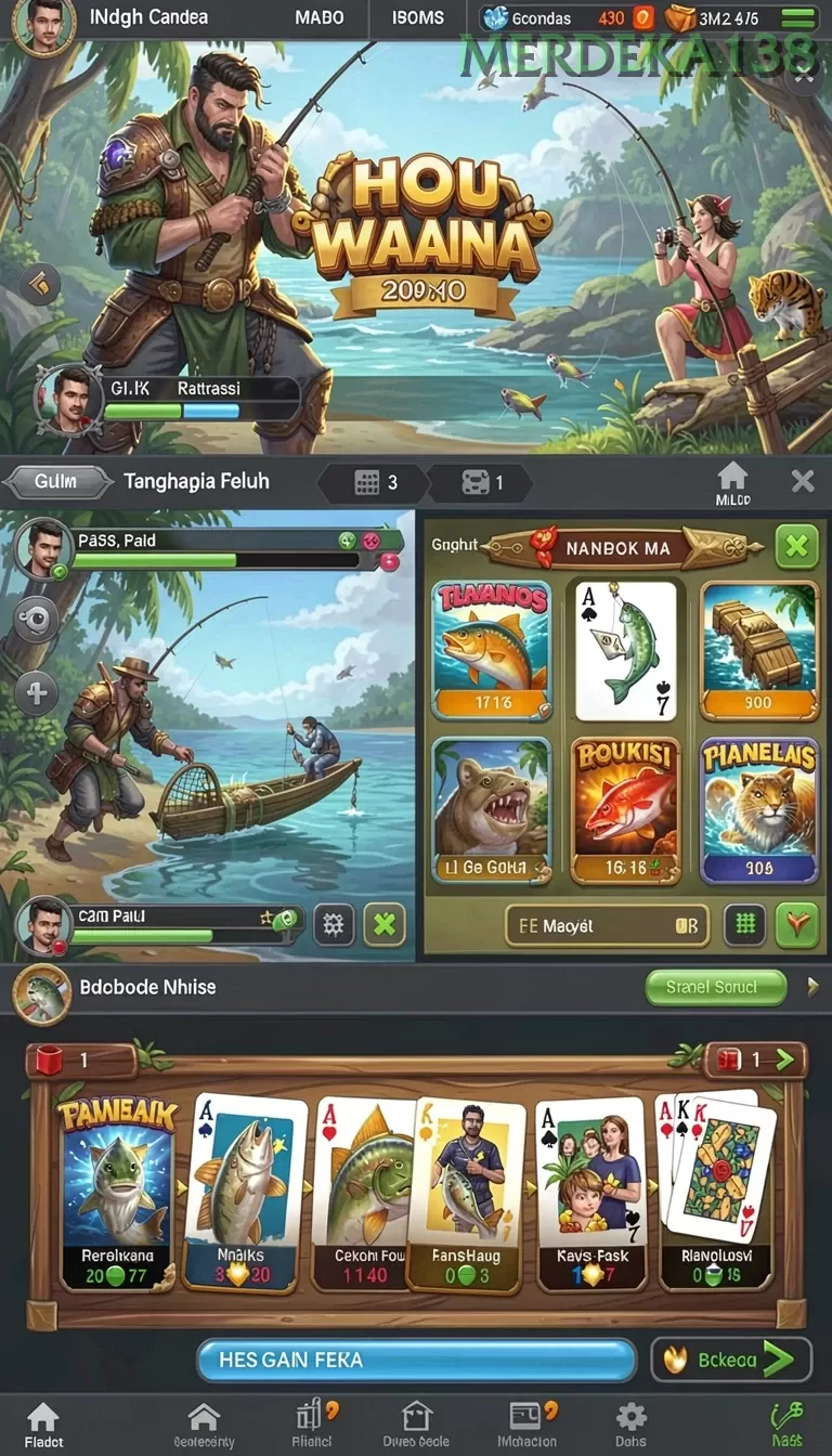 Galeri pratinjau visual merdeka138 build APK resmi terbaru